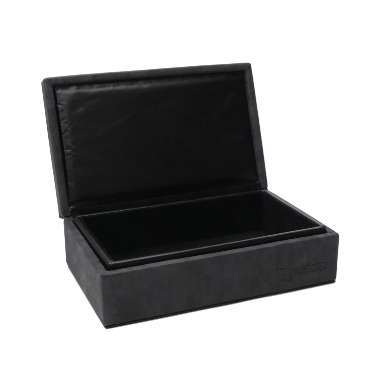 New Style Rectangle Anti Theft Faraday Car Key Signal Blocker Case with Magnets for Car Keys Fobs Magnetic Key Box