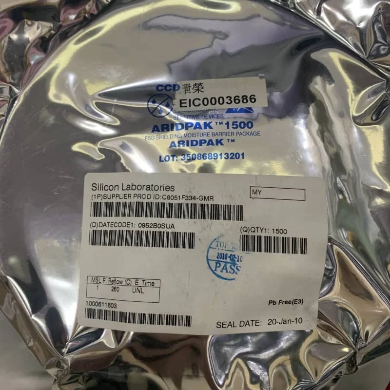 C8051F334-GMR 8051 8051F334 Microcontroller IC 8Bit 25MHz 2KB (2K x 8) FLASH 20-QFN 4x4 C8051F334 in Stock One-stop BOM Sourcing