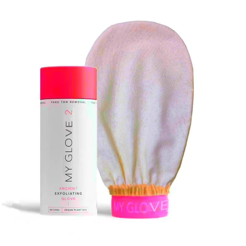 raw silk spa exfoliating bathing dead skin removing glove mitt original manufacturer hot sales item FBA service available