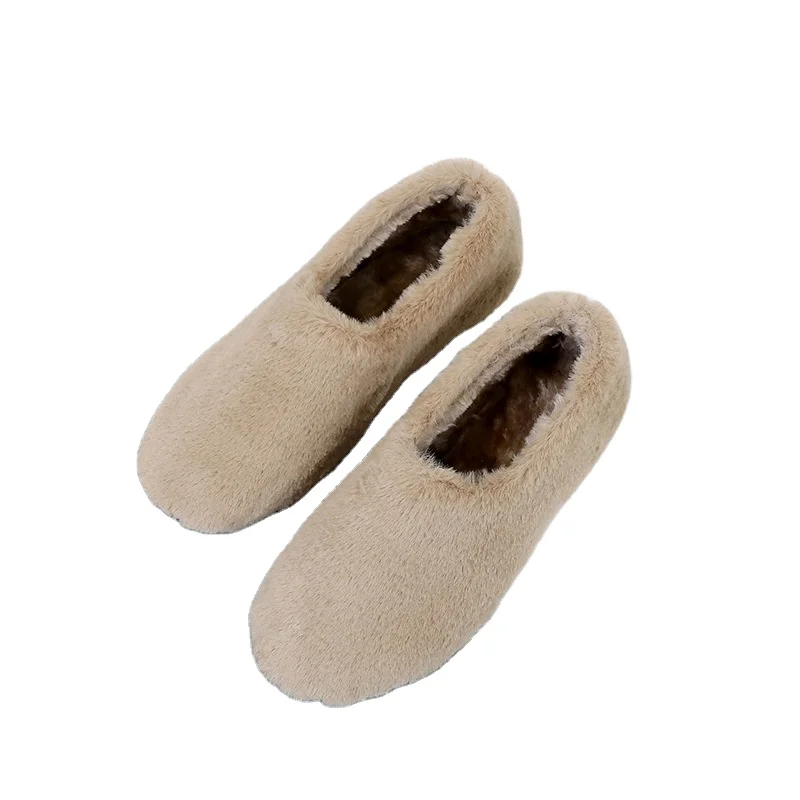 Hot selling woman indoor shoe plush indoor slippers warm indoor slippers