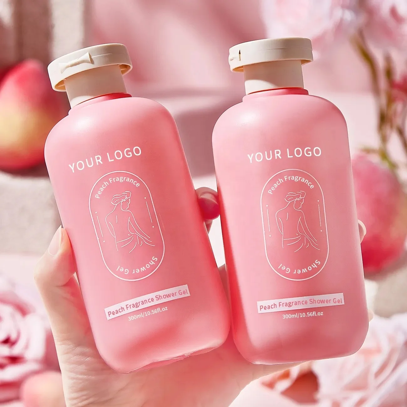2023 New Woman Bath Spa Shower Gel Body Wash Gift Set Aloe & Strawberry Scented 500ml Daily Use Cleansing & Moisturizing Gel
