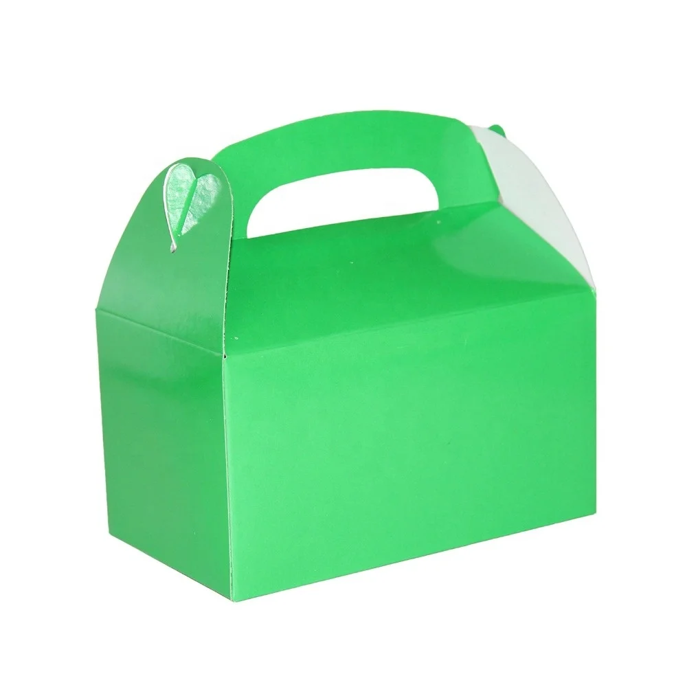 Assorted Bright Color Paper Party Goody Boxes Paper Box Packaging Paper Packaging Box