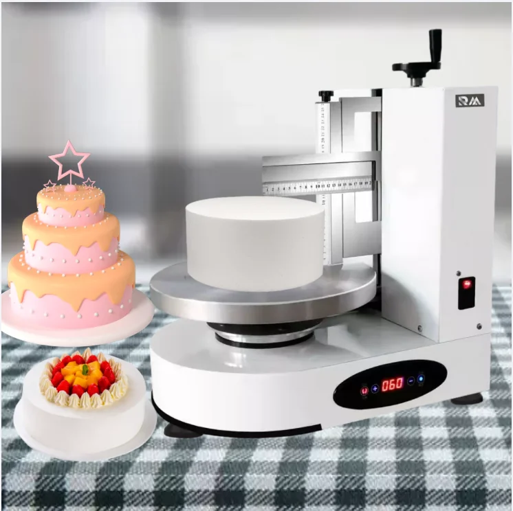 Table RM Automatic Electronic Adjustable Electric Cake Level Cater Depositor Spinner Machine Decoration Turntable 110 v for