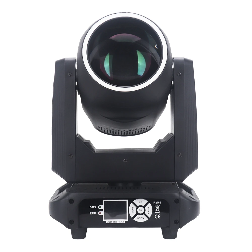 2024 Hot Product 150W Beam Moving Head Light With LED Ring RGB Full-color Three-in-1 Moving Head Light For Dj Disco Bar Party