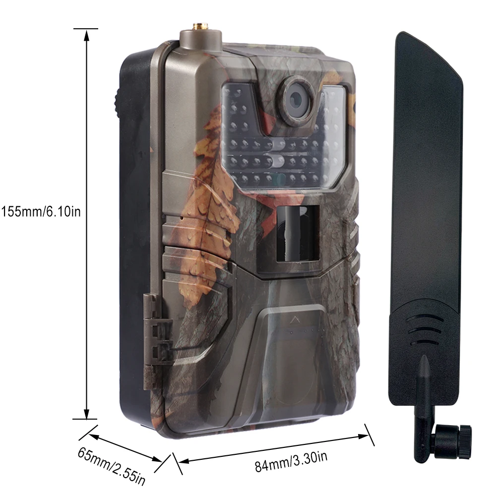 4G Hunting Camera SMS/MMS/SMTP H-900LTE-LI 20MP 1080P Wireless Trail Camera Wildlife Trail Camera witn 5000mAh Li-ion battery