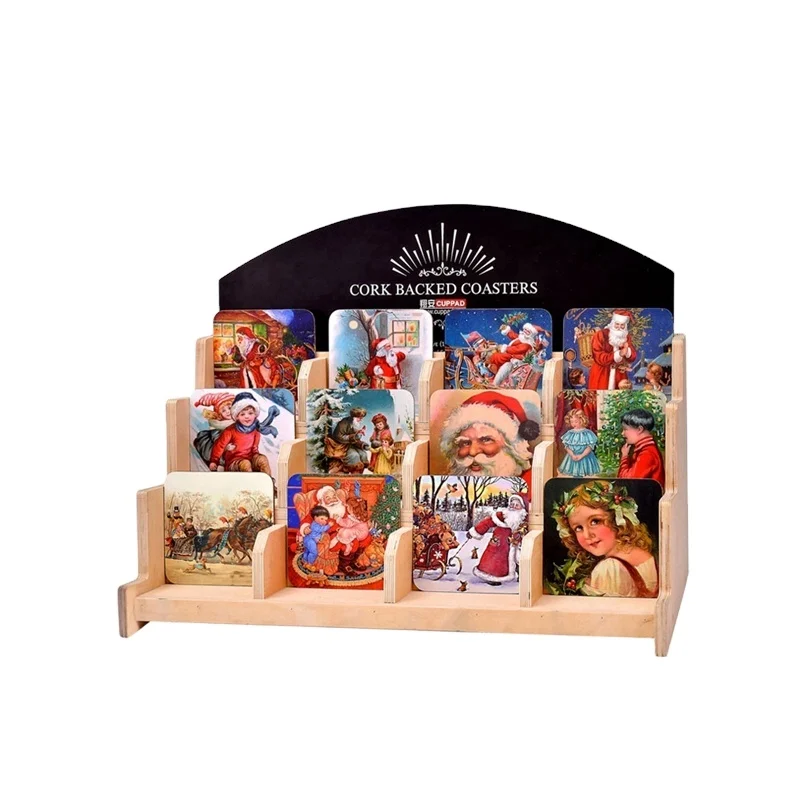 Заводские OEM водонепроницаемые круглые квадратные под заказ сублимационные подставки из ДВП пробковый коврик для чашки для стола