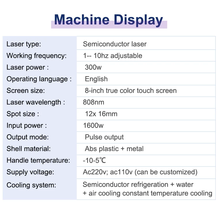 Portable diode laser Ice laser Machine For Hair Removal Machine 50 Million Shots 808nm/755+808+1064nm for Beauty Salon Center