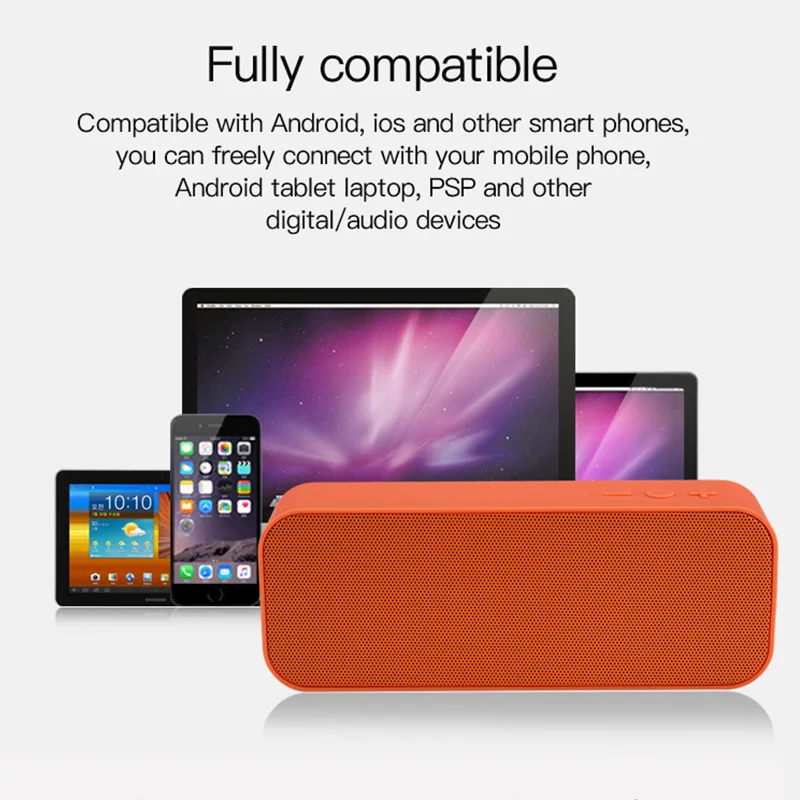 Stereo Surround Sound Subwoofer Portable Ipx7 Waterproof 1200mah Battery Wireless Speakers