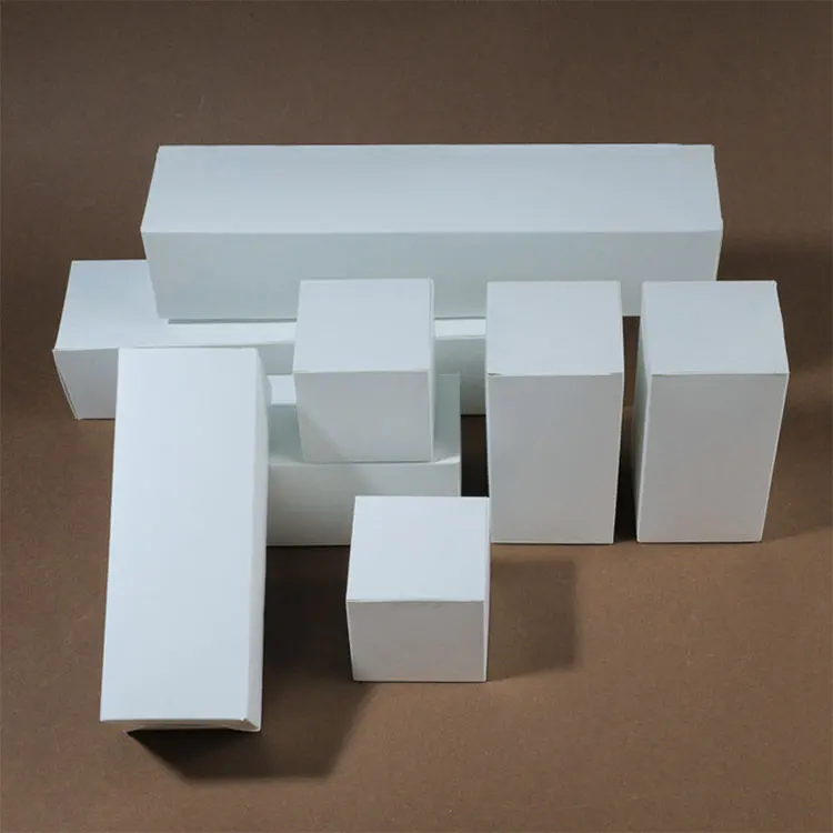 Customized Product Packaging Pain White Paper Box Small White Box Packaging White Cardboard Box