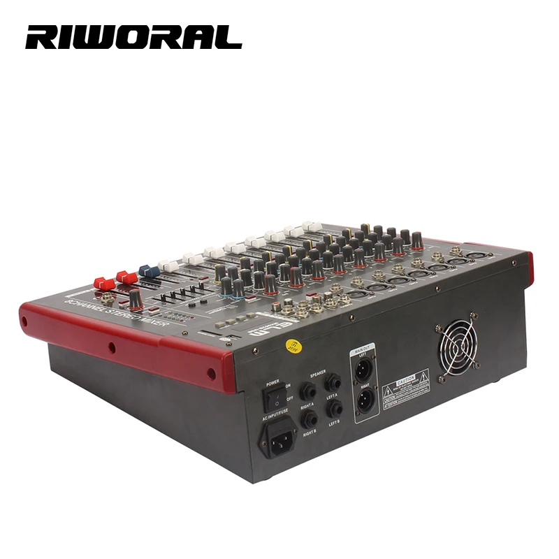 MX902 8 Channel professional sound audio power mixer usb interface controller home music karaoke