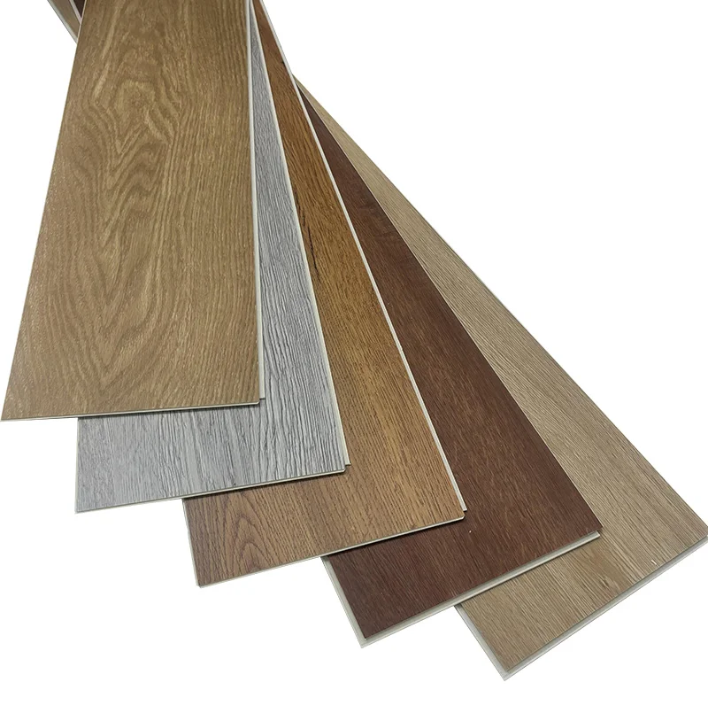 SPC flooring plastic 6mm wear resistant antislip valinge unilin click lock light oak eir design painted bevel high quality plank