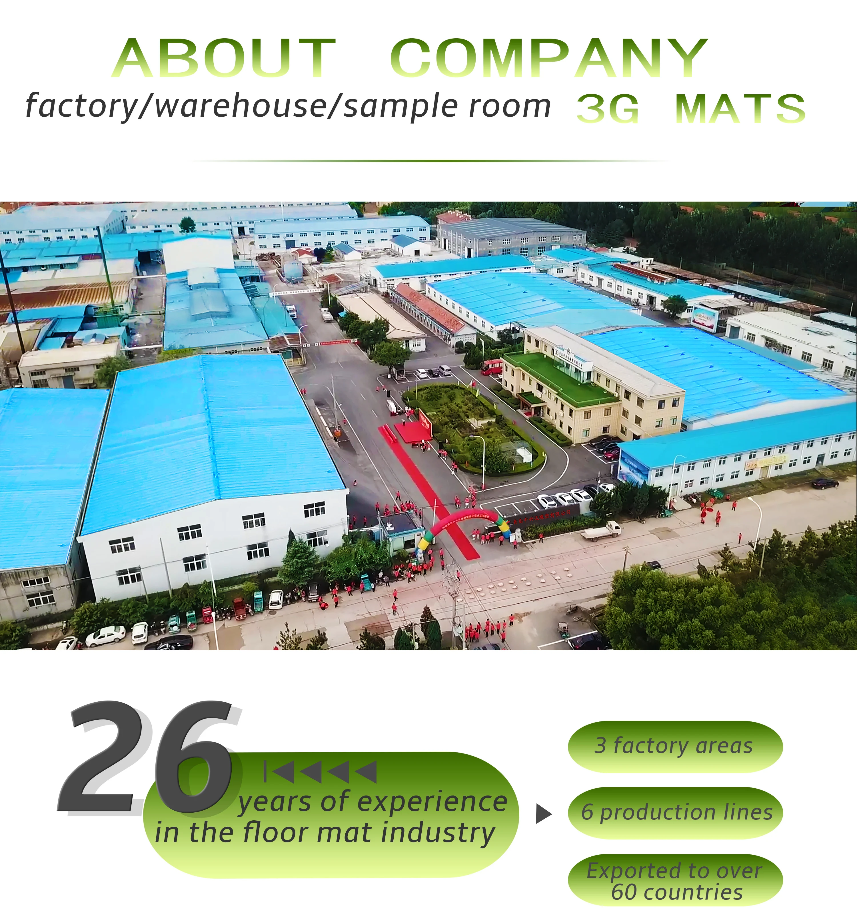 Hot Sale Non-Slip PVC Mat Roll Floor for Car Garage Mat Bus Workshop PVC Vinyl Mat Garage Eco-friendly Flooring carpet