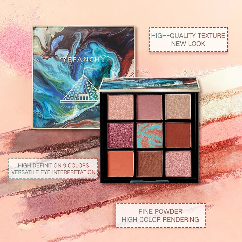 Фабричная Косметика с высоким внешним видом многофункциональная палитра теней для век пигментом