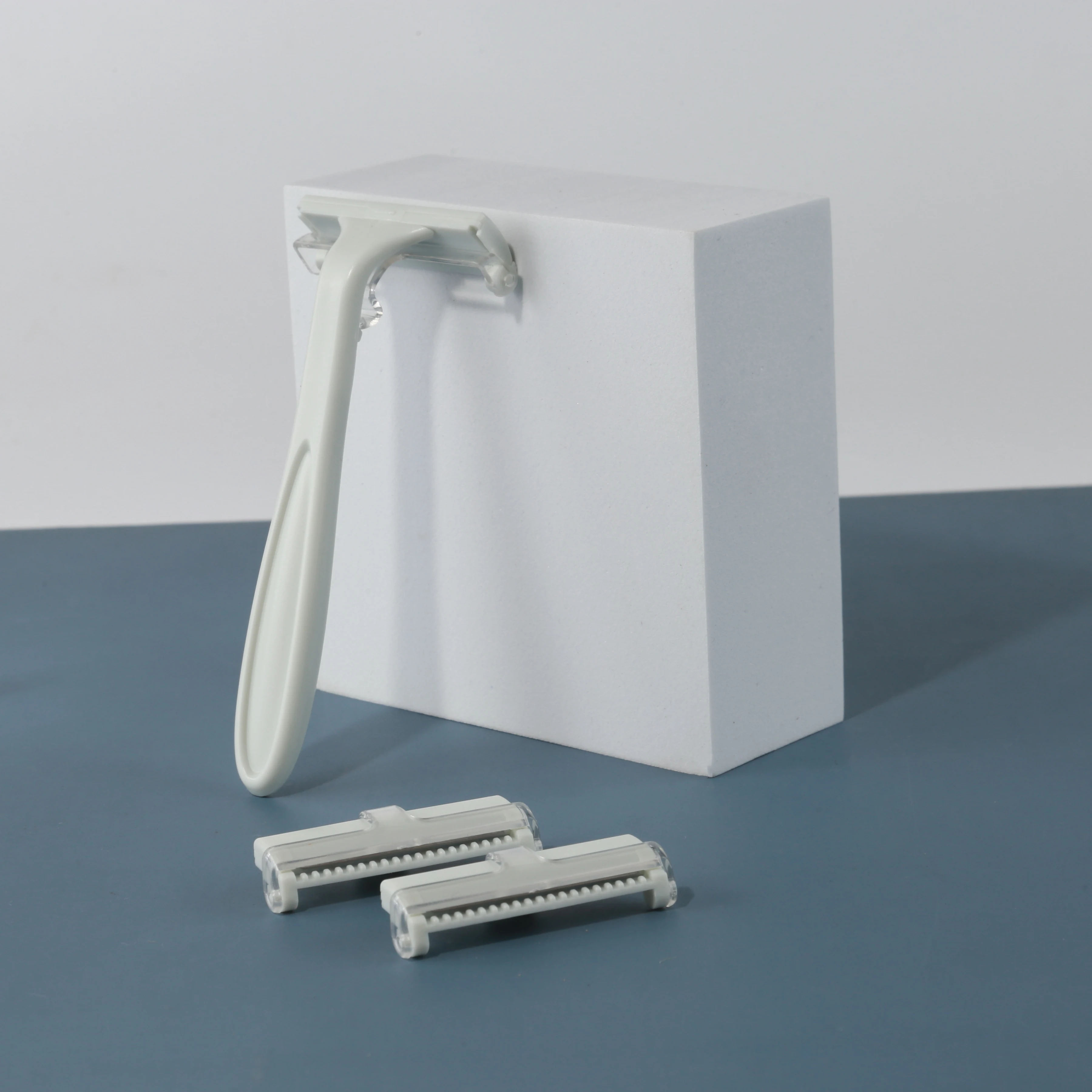 Vcolor Safety razor Non-slip handle Single Blade Disposable Shaving Razor for mens