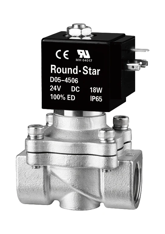 U2W series direct acting UL certified diaphragm solenoid valve 3/8inch-1inch  AC220V DC24V USA standard