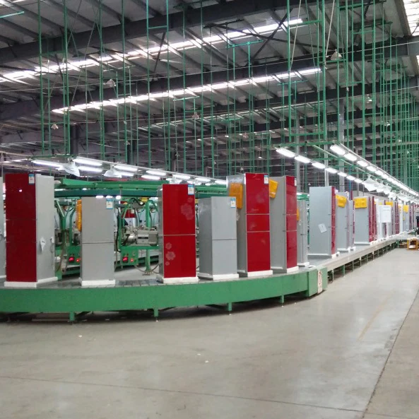Gravity Refrigerator Assembly Production Line With Light Tube
