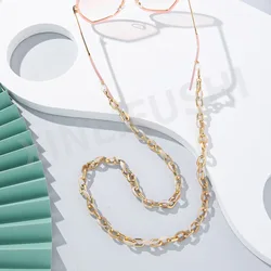 Tiny Acrylic Glasses Chain Women Mask Strap Necklace Face Mask Holder Fashion Eyewear Accessories Sunny Cord Landyard