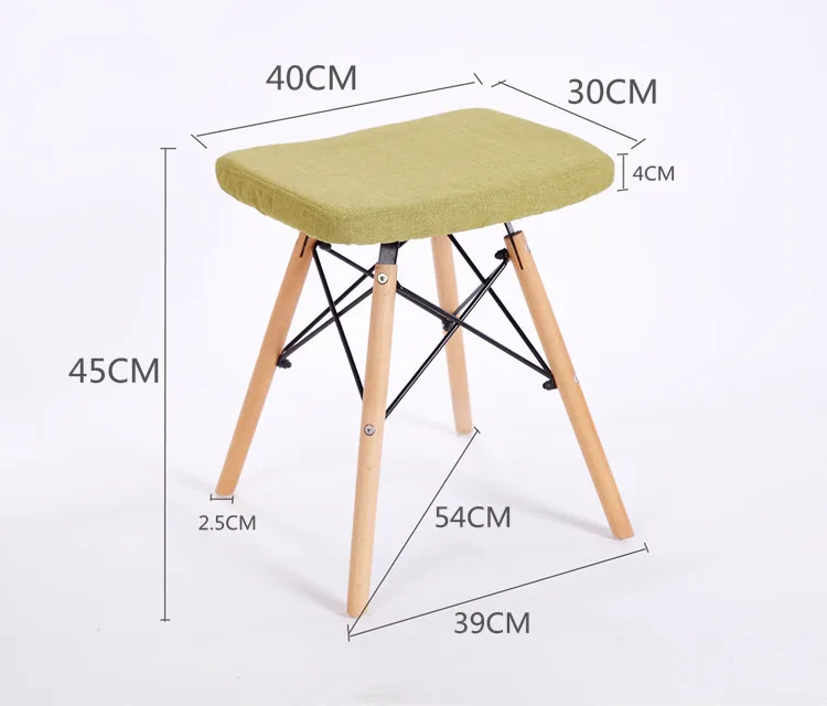 Stool wholesale soft pack demolition dining chair stool ottoman living room dining room
