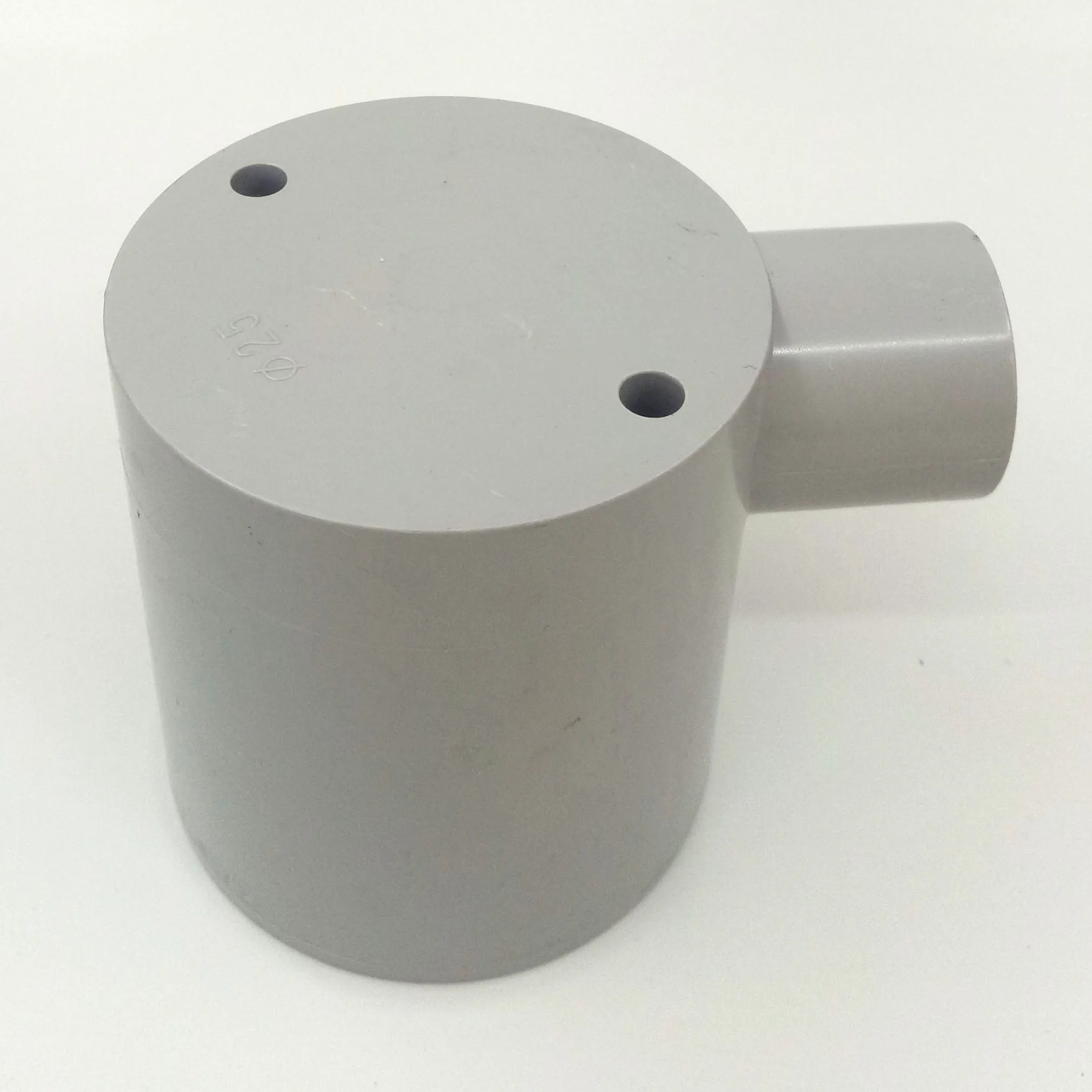 Electrical Conduit Fitting PVC Pipe Deep 4 Way Round J/BOX Junction Box  With 4 Way Entries