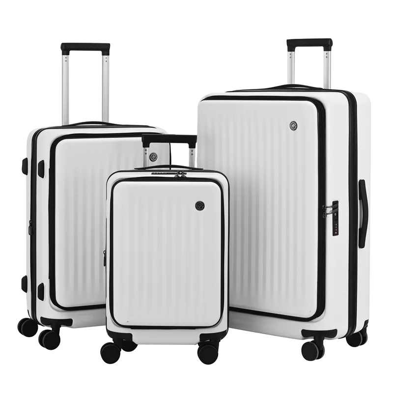 Factory Price Big Capacity Business ABS+PC Trolley Luggage Sets Suitcase