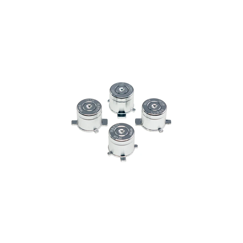 Key Button Chrome Metal ABXY Action Buttons Set For PS5 Controller Parts Game Accessories