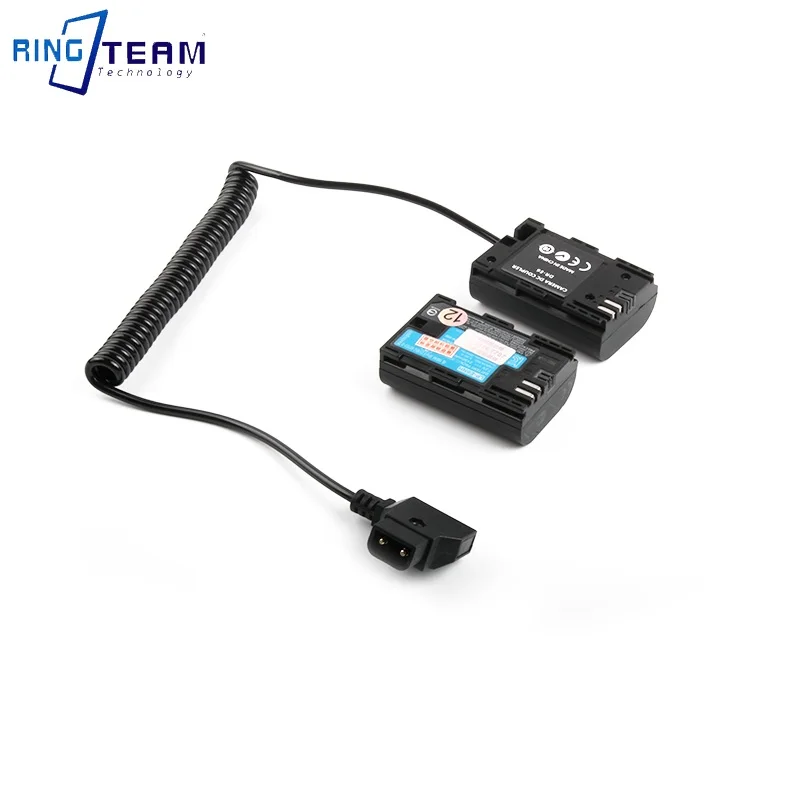 Адаптер-муфта постоянного тока адаптер-манекен аксессуар для аккумулятора D-Tap к LP-E6 адаптер-муфта полностью декодированный фиктивный батареи