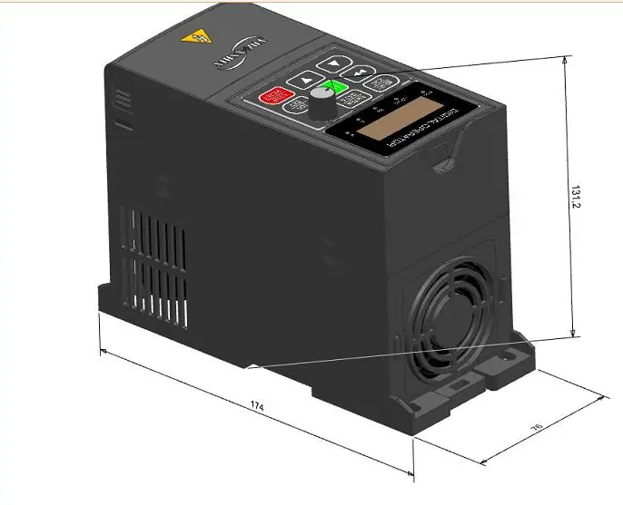 220V однофазный 3HP 2.2kw Солнечный Насос