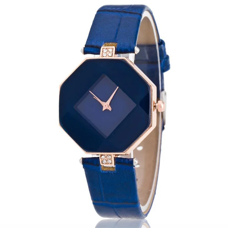 
Supply Personality Octagon Prismatic Watches Women Wrist Luxury Watch Custom Logo Women 