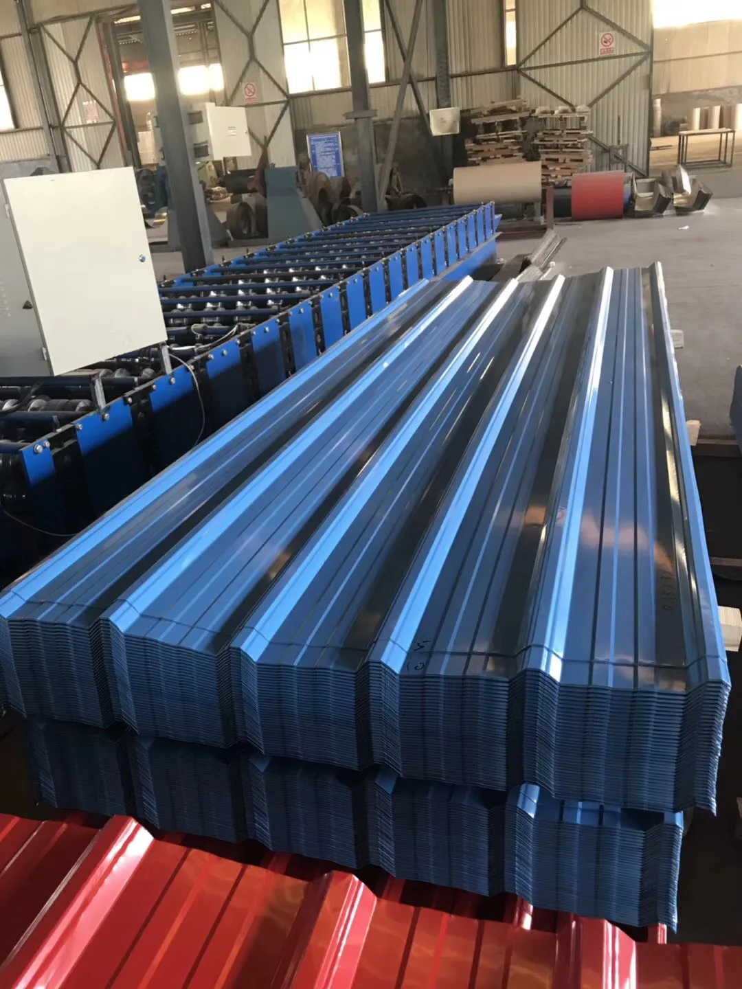 PPGI Corrugated Roof Sheet Corrugated Galvanized Sheet Zinc Roof Gi Steel Coil / Ppgi/ Color Coated