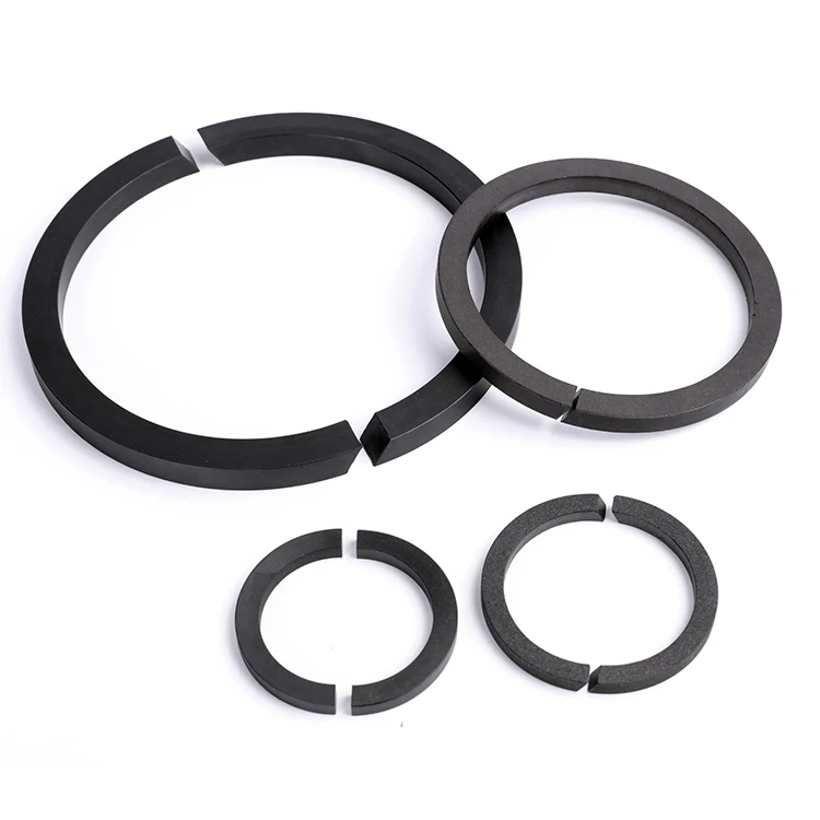 Custom made dry running compressor PTFE PEEK piston sealing ring