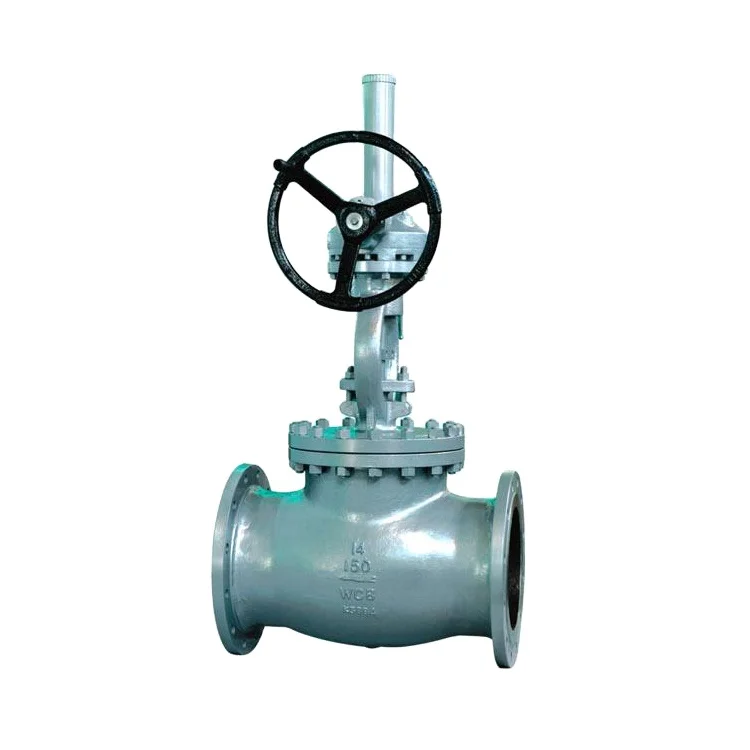 Gear Operated Rising Stem BB 12 14 Inch WCB Globe Valve for Petroleum