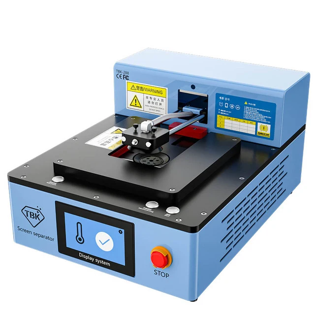 Сепаратор для нагрева экрана TBK 288 для iPhone 5s-14, полностью автоматическая платформа для демонтажа и ремонта ЖК-экрана