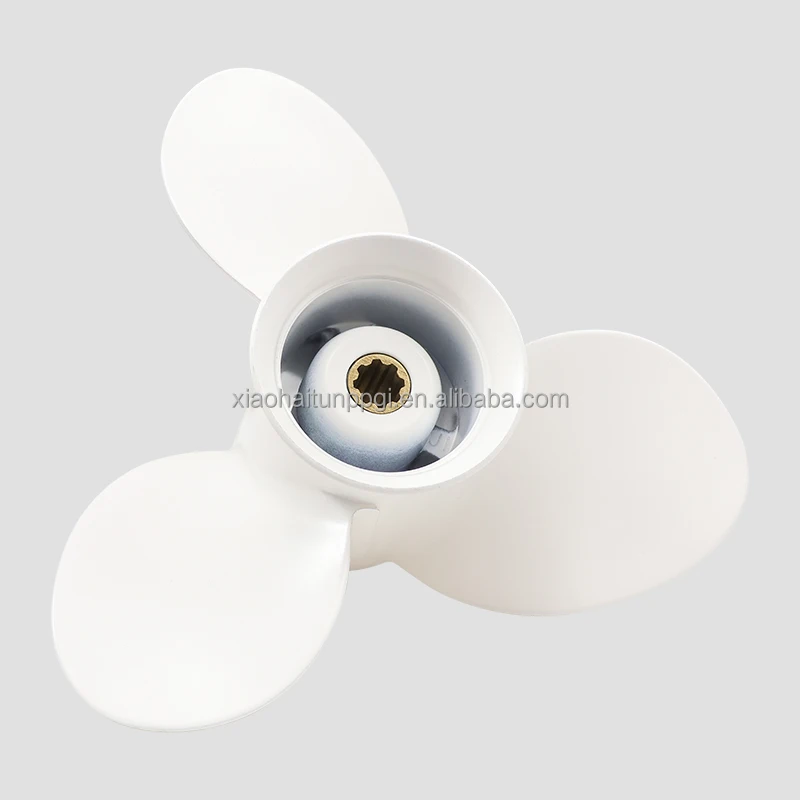 Little Dolphin Propeller Boat 9 3/4 x 6 1/2 Aluminum Outboard Propeller for Yamaha Engine 9.9-15HP 683-W4592-02-EL