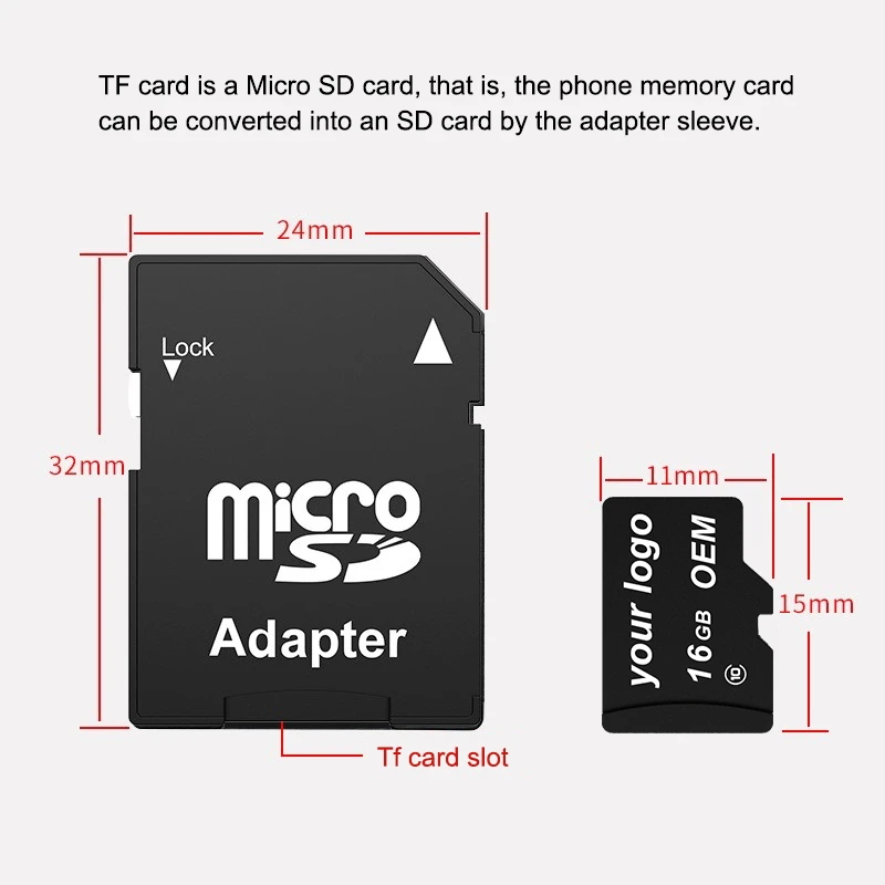 The factory can customize the enterprise pattern logo holiday gift large capacity memory card