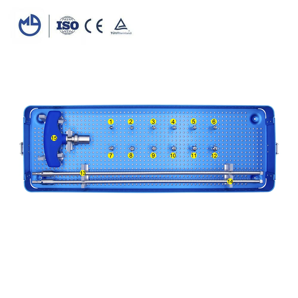 MEDITECH  Interlocking Nail System Surgical Instruments Interchangeable Flexible Reamer Stryker Quick Coupling Instrument Set