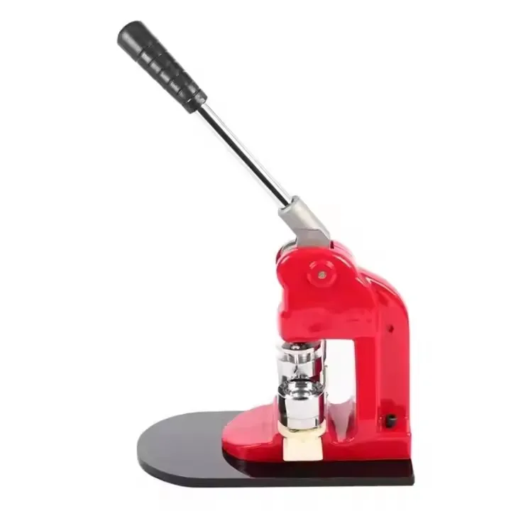 Mida Custom Pattern Logo Metal Badge Pin Press Machine for Home & School Button & Badge Making Plastic Button Material