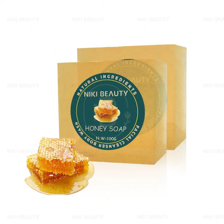 Handmade Organic Vegan Glycerine Bar Body Whitening Moisturizing Propolis And Honey Soap