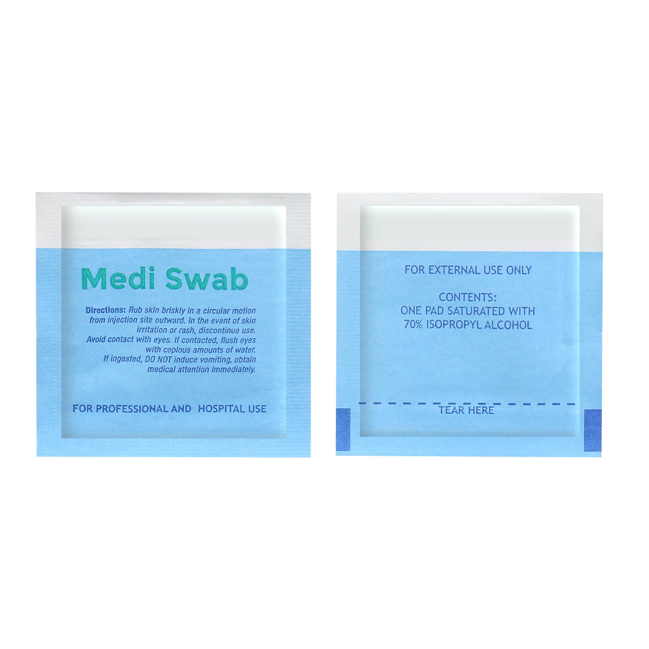 Medical Disposable Alcohol Swab Sterile Wipes 70% Isopropyl Alcohol Prep Pads 3*3/5*5/6*3cm