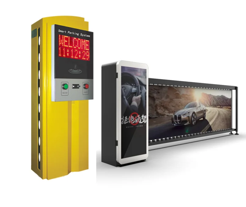 Unattended Parking Lot Smart Car Barrier Parking System Self-service Auto-payment Machine automatic traffic boom gate