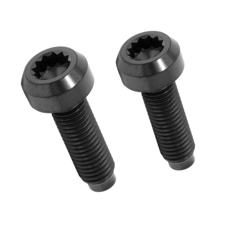 Customized Black Zinc Bolts Titanium Stainless Steel Split Rim Wheel Hub 12 Point Flange Bolt M7*32mm M7*24mm