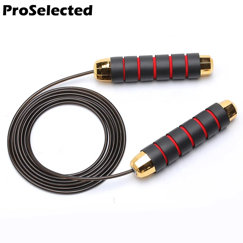 New weight bearing skipping rope manufacturer training competition steel wire skipping rope fitness equipment