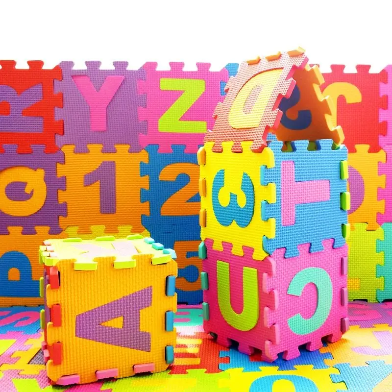 
EVA Foam Alphabet Puzzle Mat Custom EVA Educational Toys 