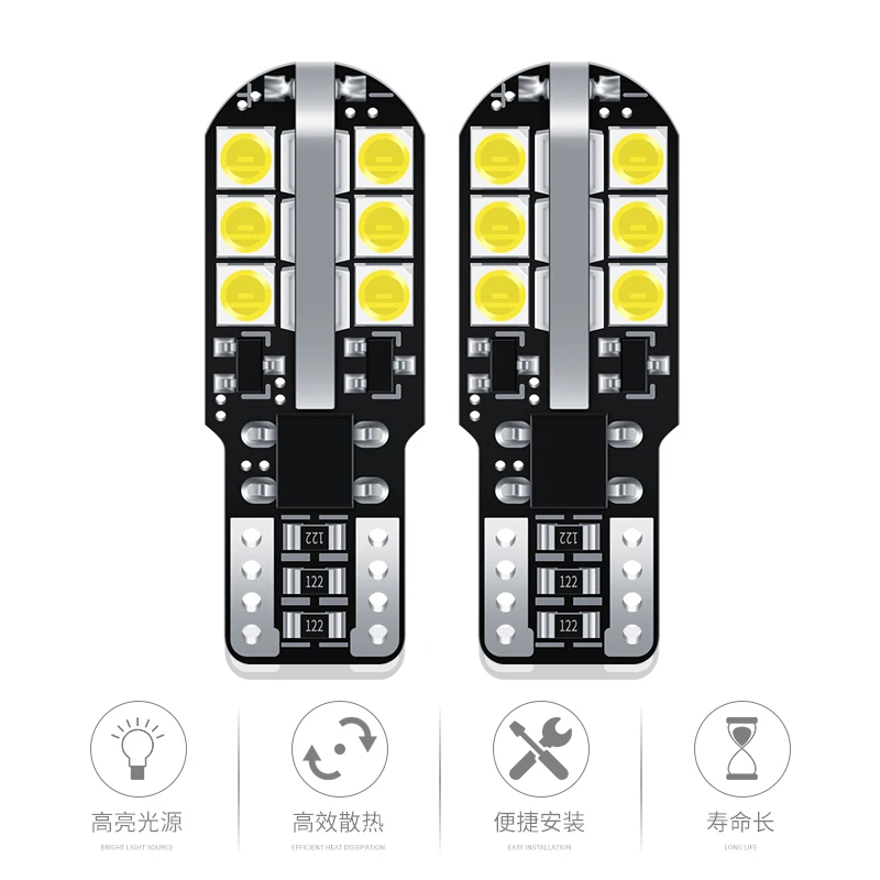 T10 Bulb Car Led 194 T10 Led Canbus t10 24 SMD 3014 Car LED Signal Light Parking Styling Fog Lamp car accessories