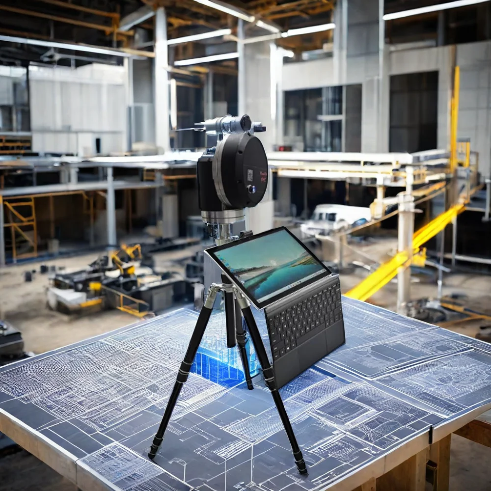 User-Friendly Digital Laser Templator with Precise Measuring Software for Stone Granite Quartz Countertop Stone Machinery