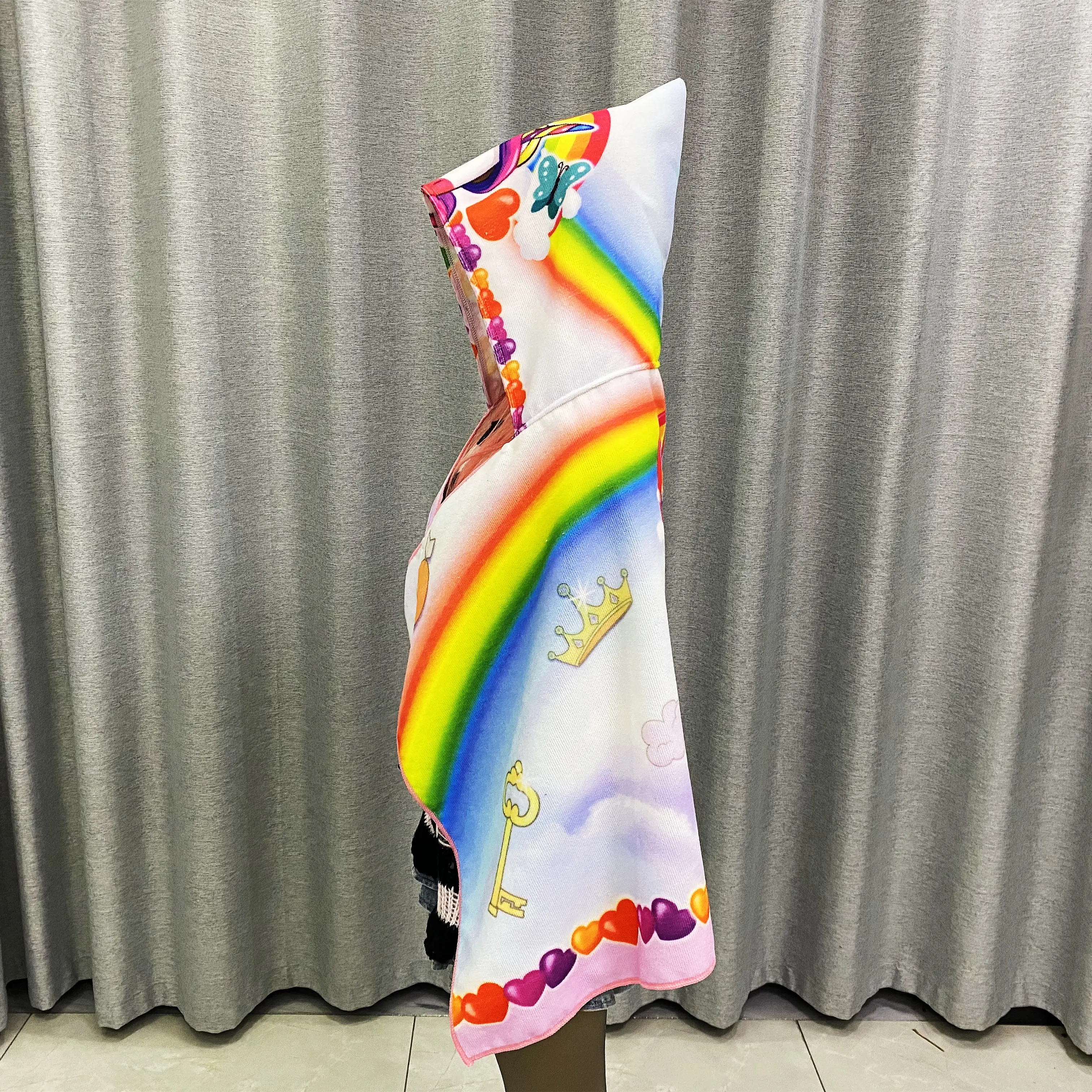 Пончо из микрофибры с принтом на заказ полотенце детское пляжное пончо капюшоном для серфинга полотенца детей