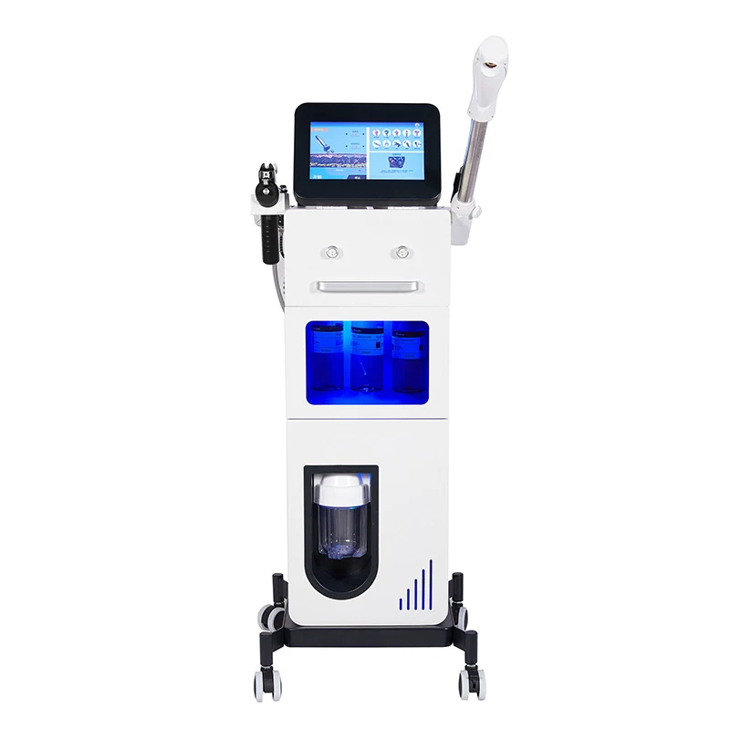 Deep Cleaning Acne Treatment 10 In 1 Hydra Face Professional Machine Oxygen Jet Peel Facial Machine Hydro Dermabrasion