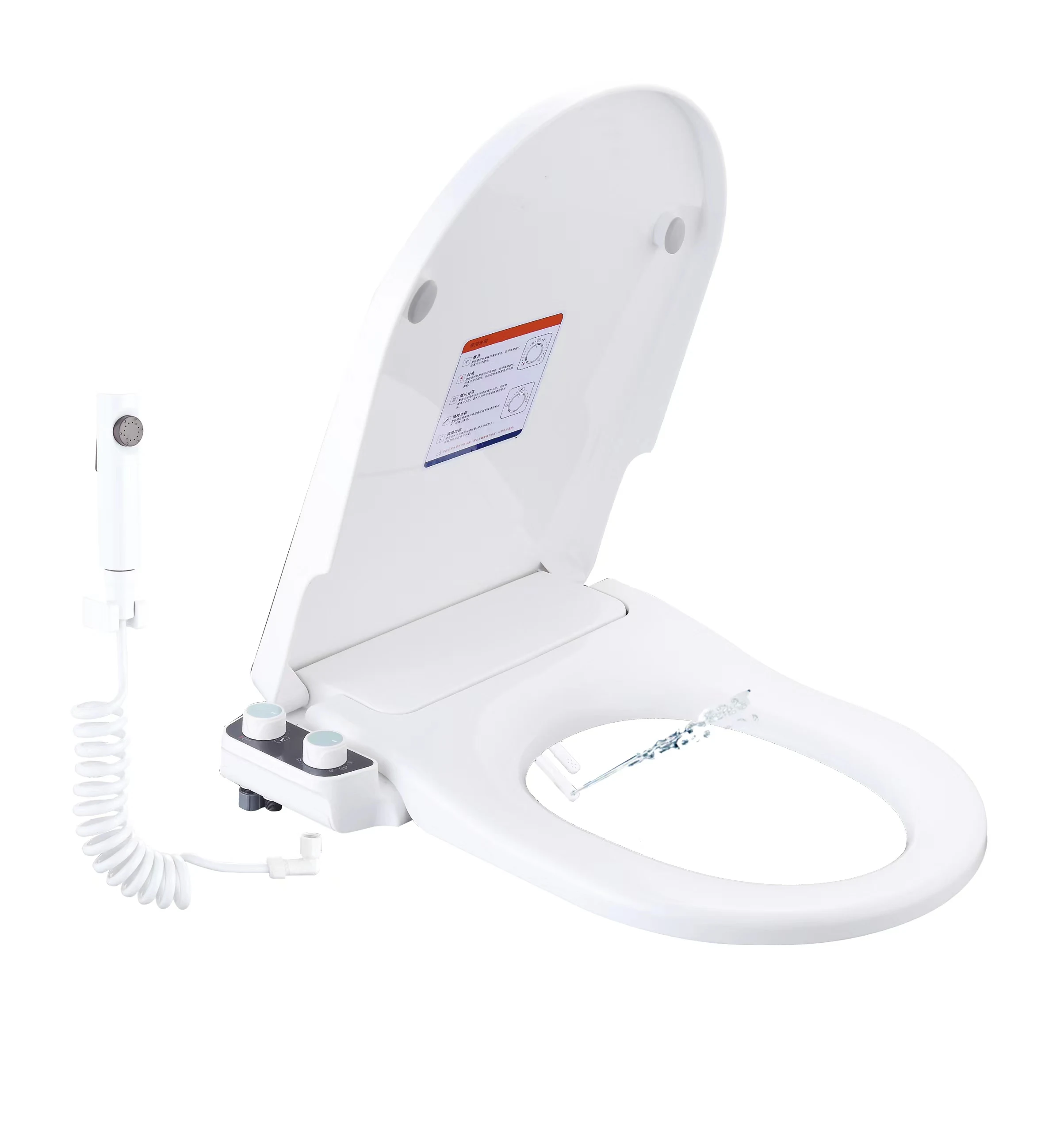 Factory Supply Self-cleaning Toilet Bidet Seat U Shaped