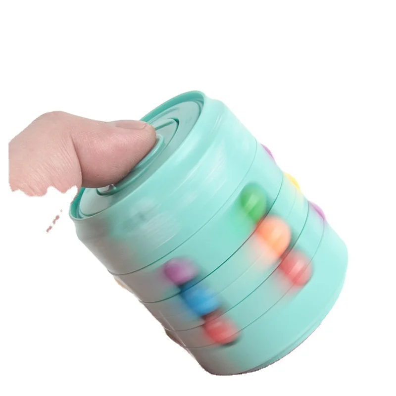 Jiefan Fingertip gyro can  cube bean educational toy development decompression magic device