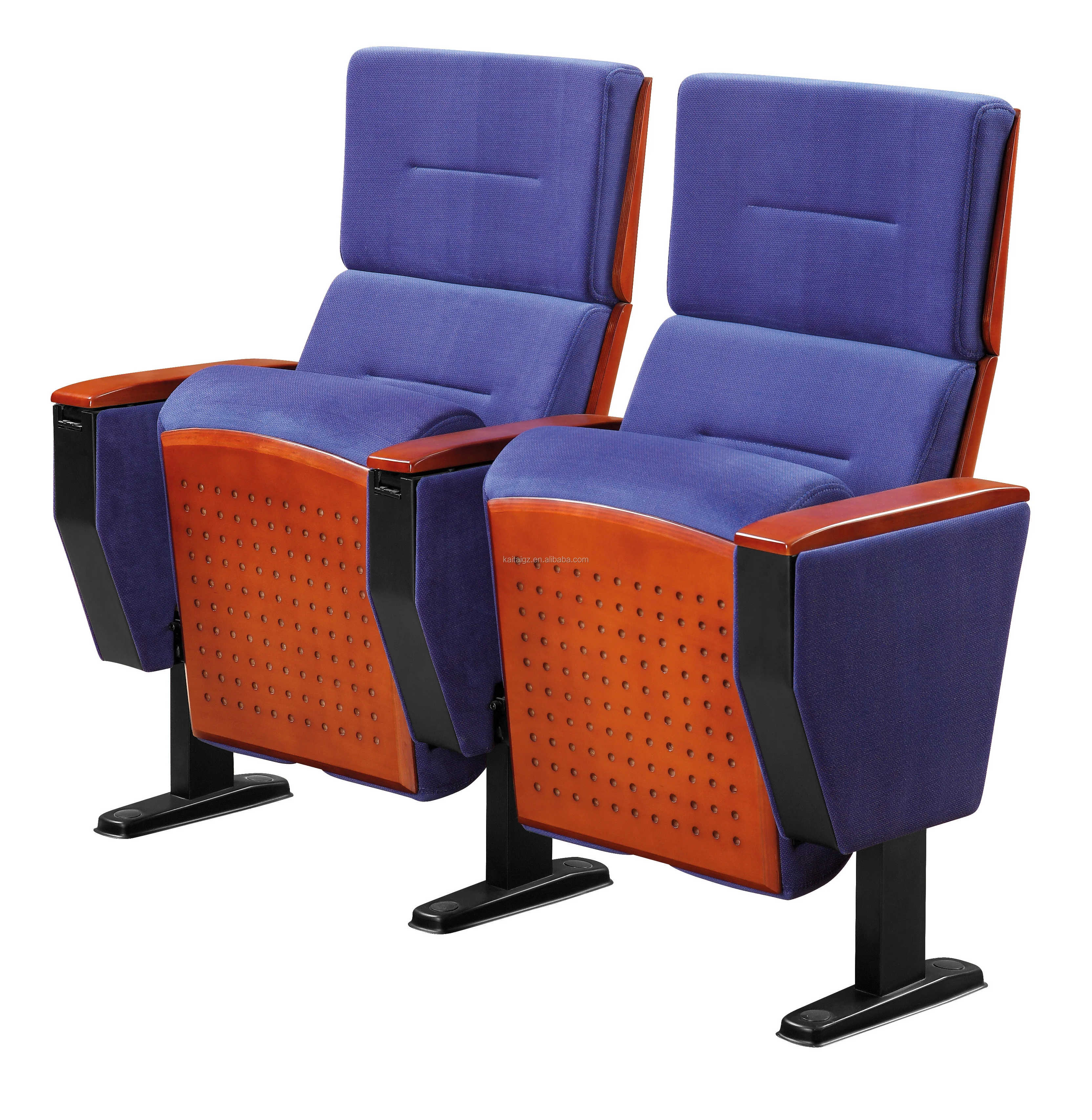 Front Hidden Foldable Table, Wood+Metal Frame K,Auditorium Theater Chair