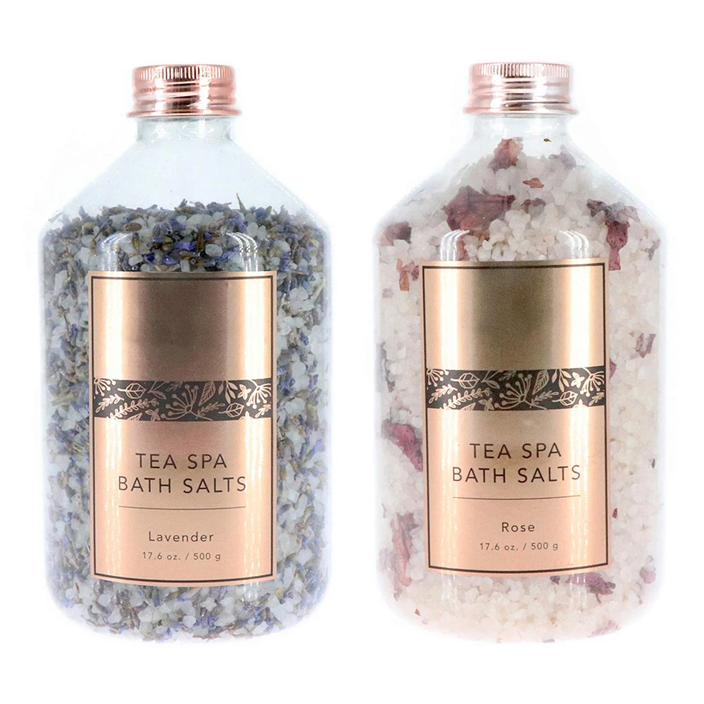 Highest Lavender & Rose Scent Mineral bath salt with Infused Soothing Petal
